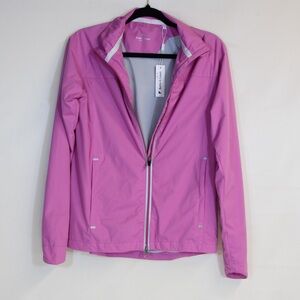 Bette & Court Women's Lavender Pink Lined Raglan Full-Zip Jacket NWT